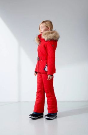 Куртка горнолыжная Poivre Blanc с иск.мехом W21-1003-JRGL/A красный в Волгограде